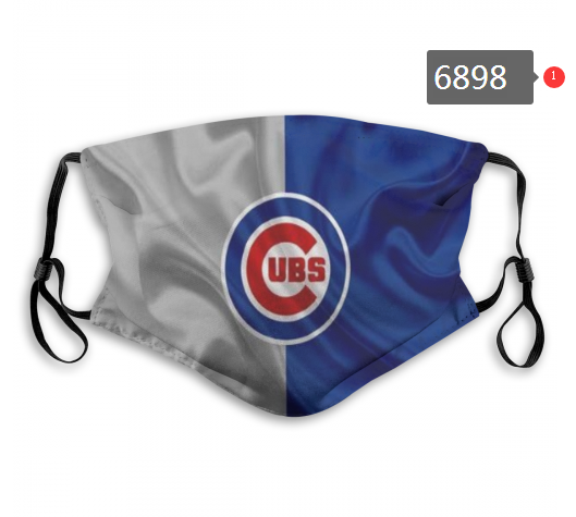 2020 MLB Chicago Cubs #3 Dust mask with filter->mlb dust mask->Sports Accessory